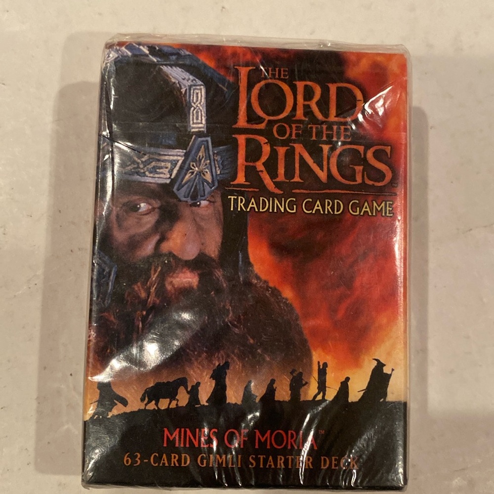 NWT The Lord of the Rings Trading Card Game, 63-Card Gimli Starter Deck
